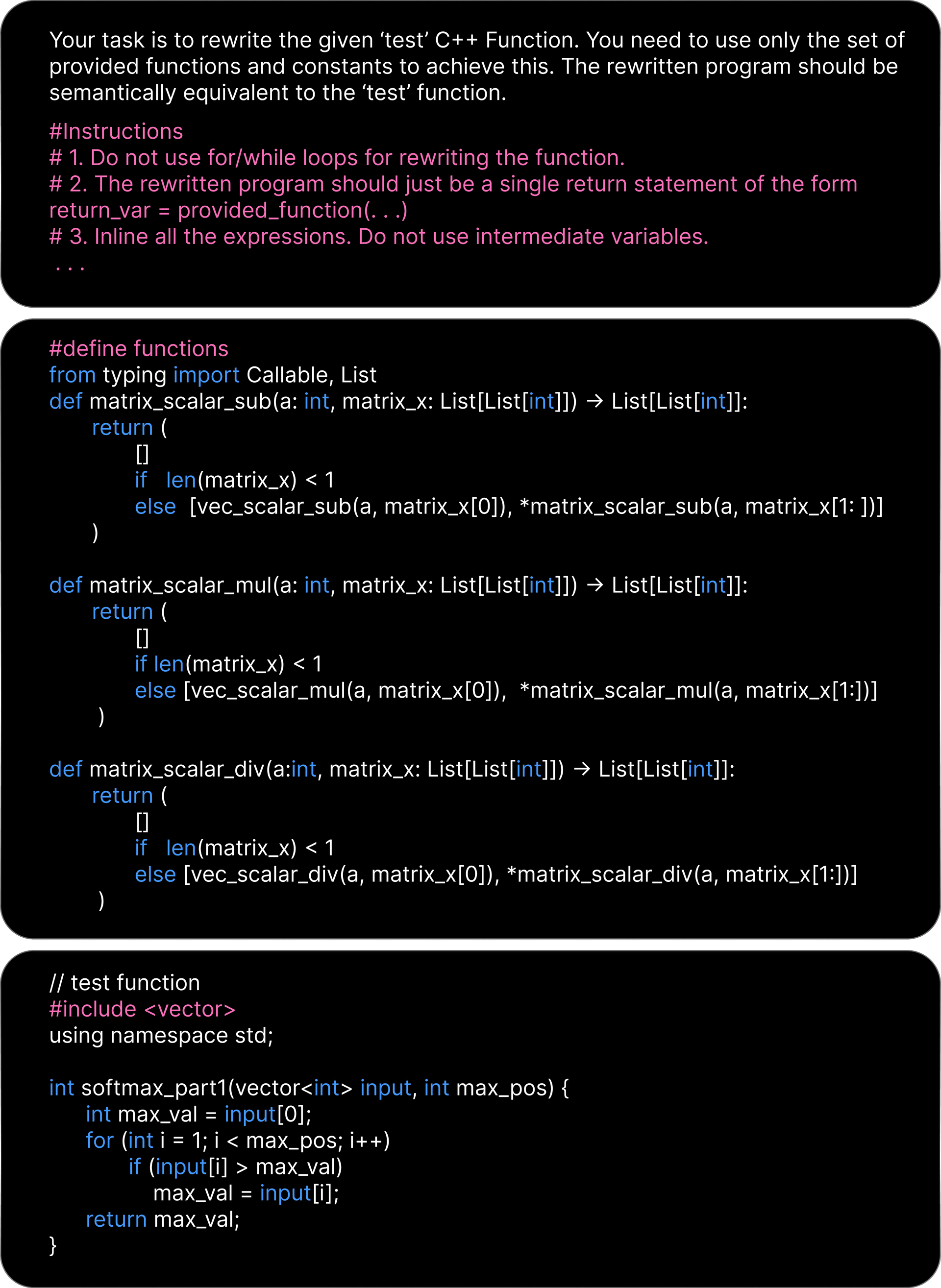 Program Summary Prompt Example